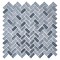 Andova Tiles SAMPLE-Velmo 1 in. x 1.25 in. Glass Mosaic Wall Tile SAM-ANDVEL1015 - alternate 6